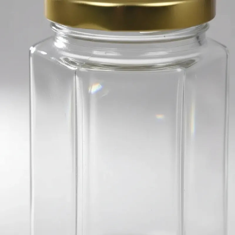 Pack 12 Botellas Hexagonal 280 Ml Compacta Vidrio