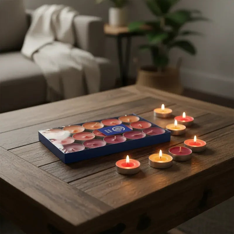 Set De 30 Velas Tealight Aromáticas,ambientes Con Encanto