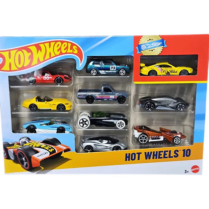 Hot Wheels Pack De 10 Autos Coleccionables 1:64 Variado