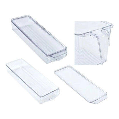Caja Organizadora Para Refrigerador 28cmx10cmx4.5cm Transparente
