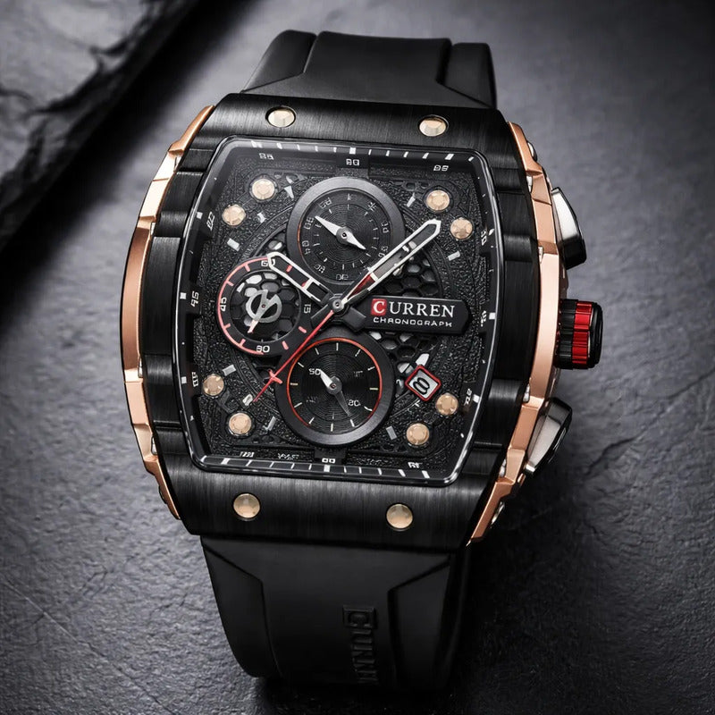 Reloj Curren Dep-estilo Hombre- Silicona Analógico
