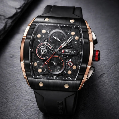 Reloj Curren Dep-estilo Hombre- Silicona Analógico