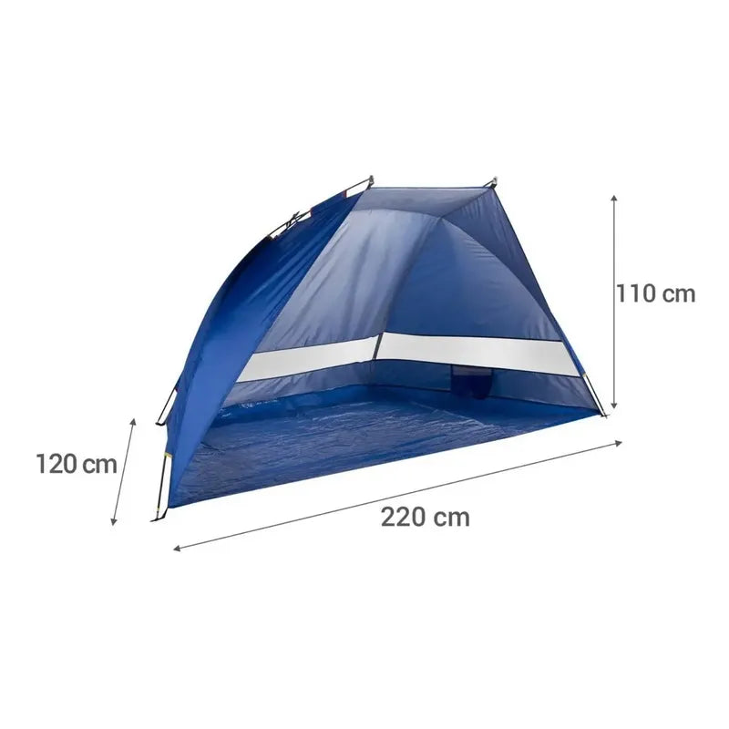 Paraviento Klimber Con Filtro Uv / Playa Camping Azul