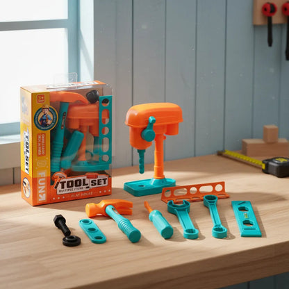 Juego De Herramientas Para Niños Con Taladro De Juguete
