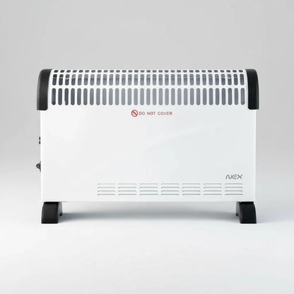 Convector Eléctrico Nex 1800w Con Timer Y Termostato Blanco Blanco