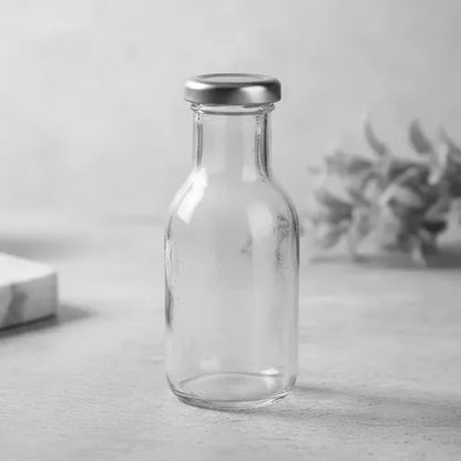 Pack 6 Frascos De Vidrio Para Jugos 350ml Vidrio