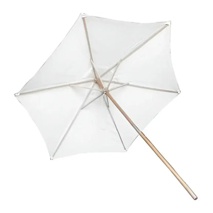 Quitasol Madera 2.5x2.25 Metros Blanco Marca Just Home Colle Blanco Liso