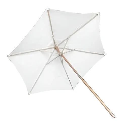 Quitasol Madera 2.5x2.25 Metros Blanco Marca Just Home Colle