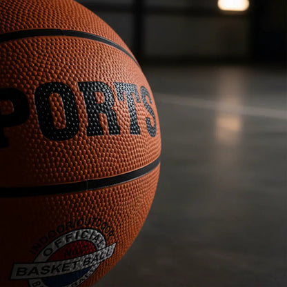 Pelota De Basketball Sports Goma Tamaño 3 Naranja Oscuro Naranja Oscuro