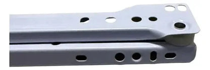 Pack 2 Corredera O Riel Blanco Para Cajón 60 Cm Blanco