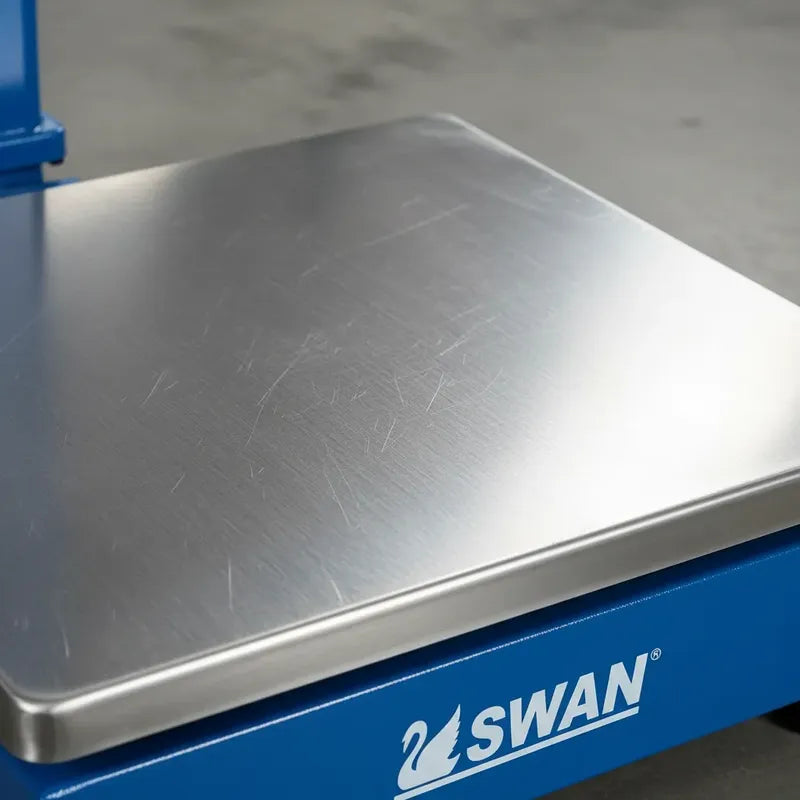 Báscula Eléctrica De Plataforma - Capacidad De 300 Kg Azul