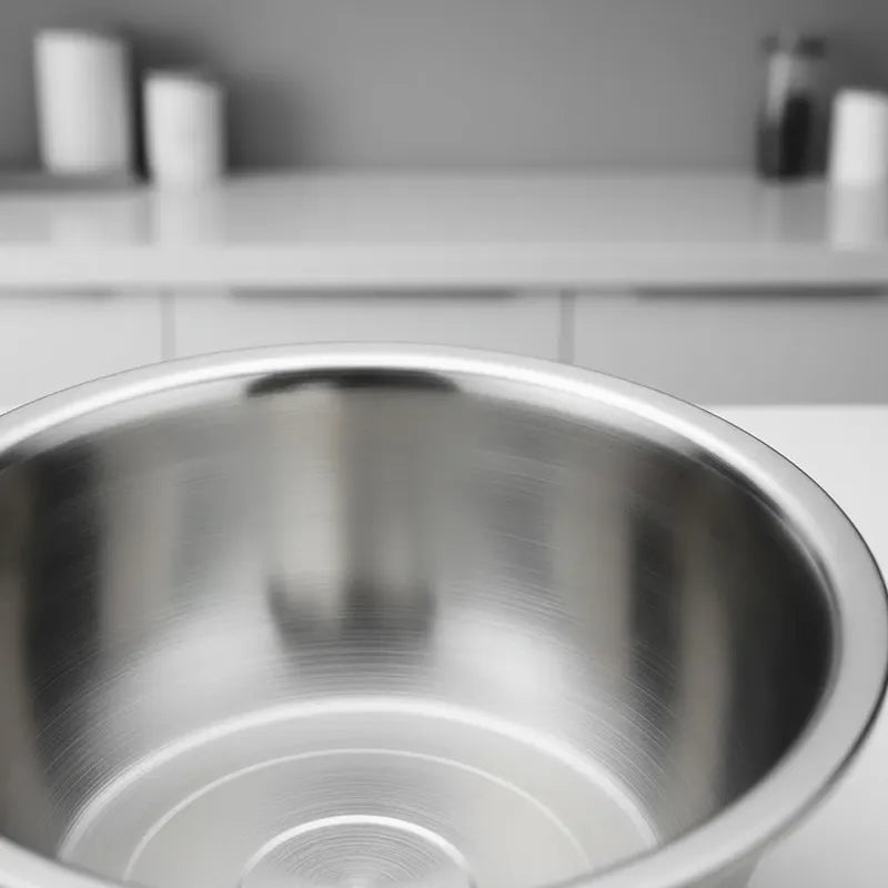 Bowl Acero Inoxidable Ensaladas Cocina Reposteria 65cm Plateado