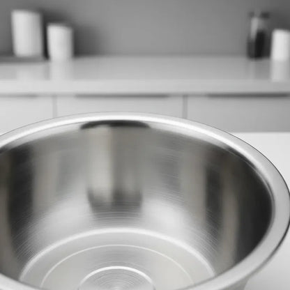Bowl Acero Inoxidable Ensaladas Cocina Reposteria 65cm Plateado