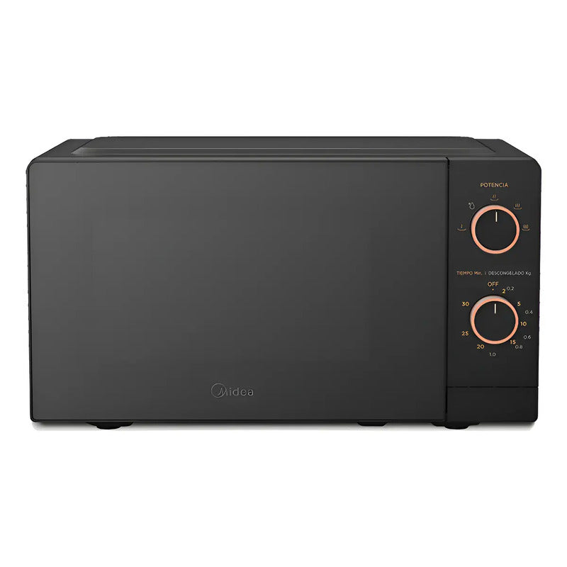 Microondas Midea 20 Litros Negro 600w Timer Cocina Pro