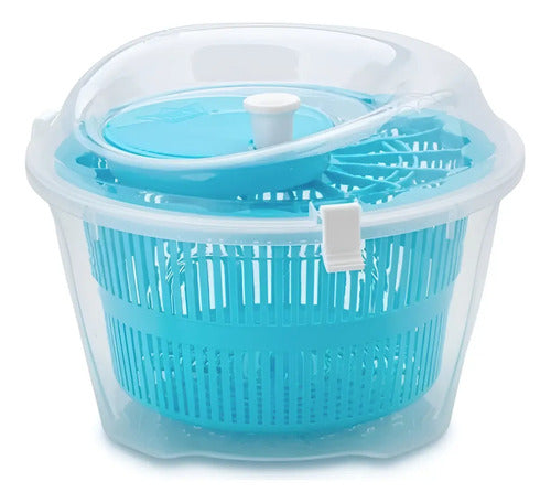 Centrifugo Escurridor Ensalada Vegetales Reyplast Color Cele Celeste
