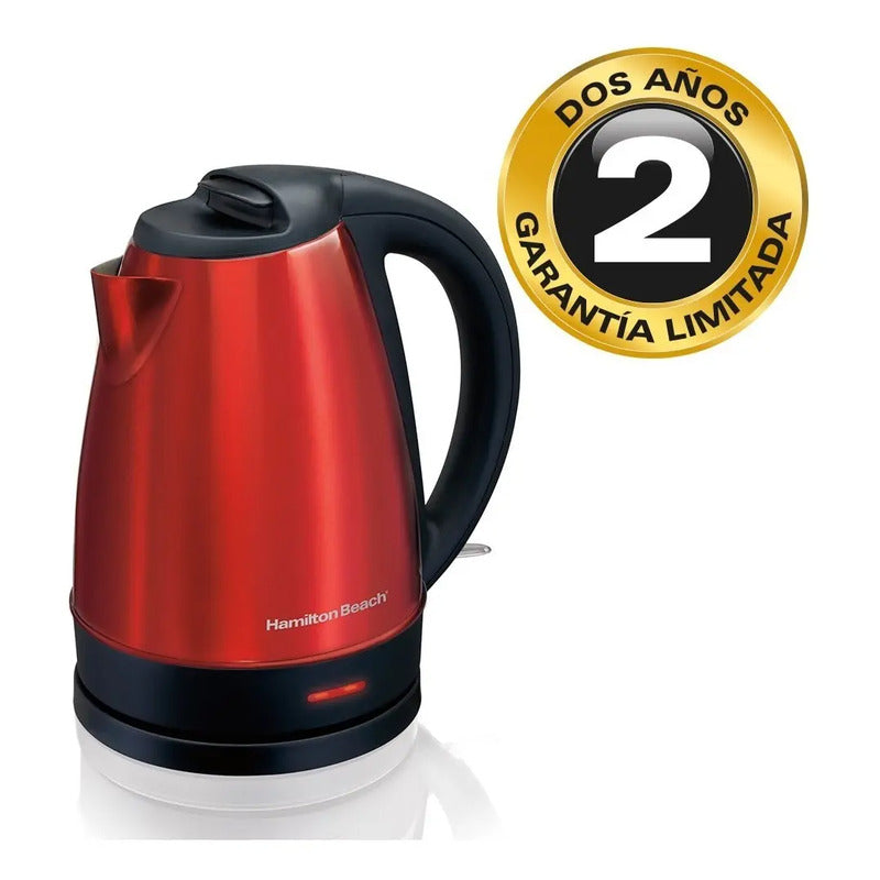 Hervidor Hamilton Beach 40987-cl Acero Inoxidable 1,7 L Rojo