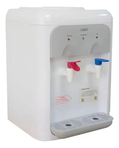 Dispensador De Agua Nex Da-112 20l Corriente Doméstica Fría Y Caliente Blanco