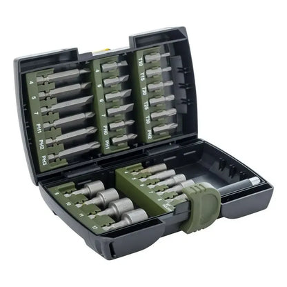 Kit De Puntas Y Dados 28 Piezas Bauker