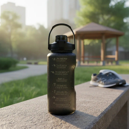 Botella Deportiva Motivacional 2l Para Hidratación