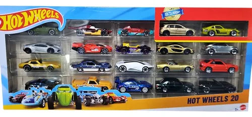 Hot Wheels Pack De 20 Autos Coleccionables 1:64 Vario