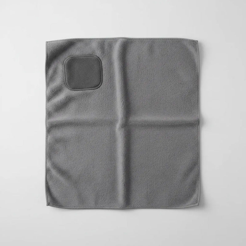 Paño De Microfibra 40cm X 30cm Gris Oscuro