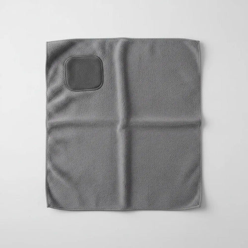 Paño De Microfibra 40cm X 30cm Gris Oscuro
