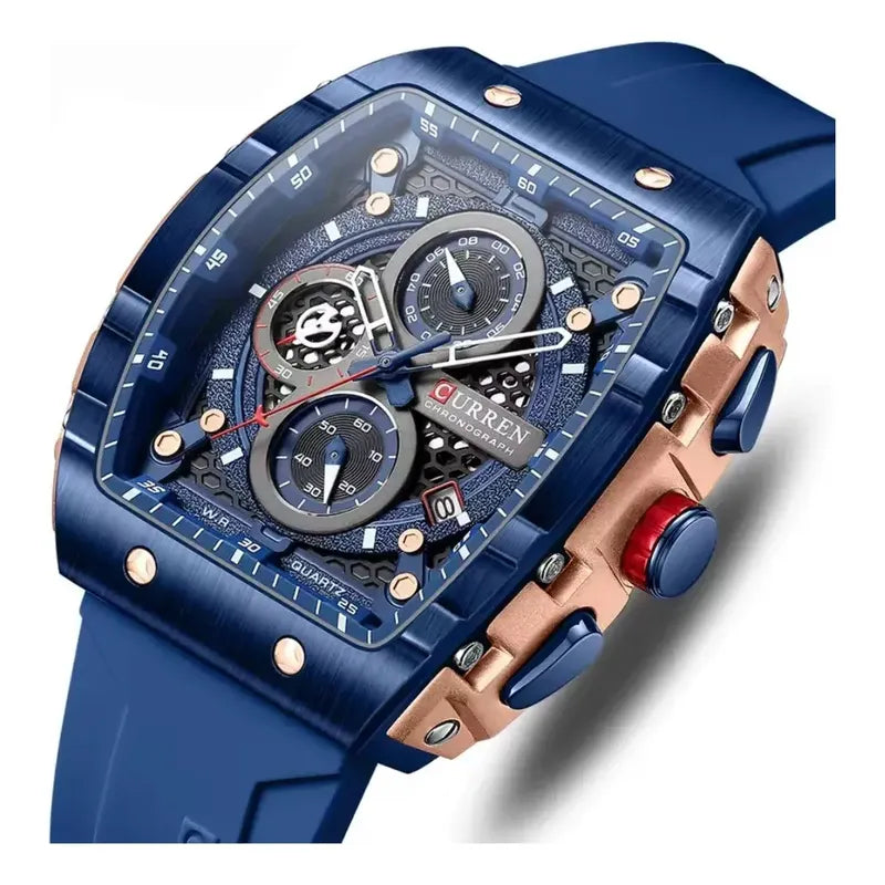 Reloj Curren Dep-estilo Hombre- Silicona Analógico