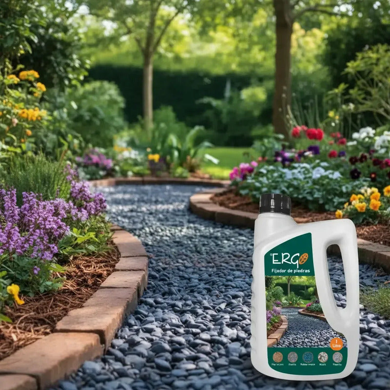 Fijador De Piedra Mulch 1 Litro, Secado Rápido