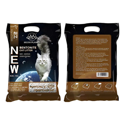 Arena Sanitaria Aglutinante Para Gato 8 Kg, Aroma Café