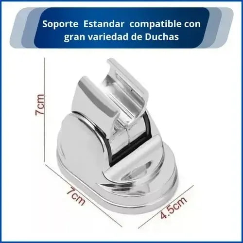Soporte Base Teléfono Ducha Pared+tornillos+tarugo Ramplug