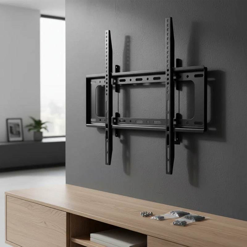Soporte Genérico Para Tv 26-65  Hasta 75 Kg Resistente Negro