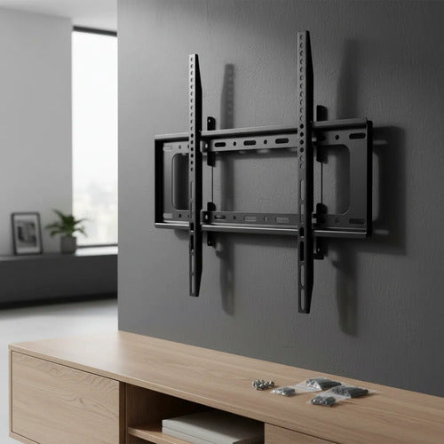 Soporte Genérico Para Tv 26-65  Hasta 75 Kg Resistente Negro