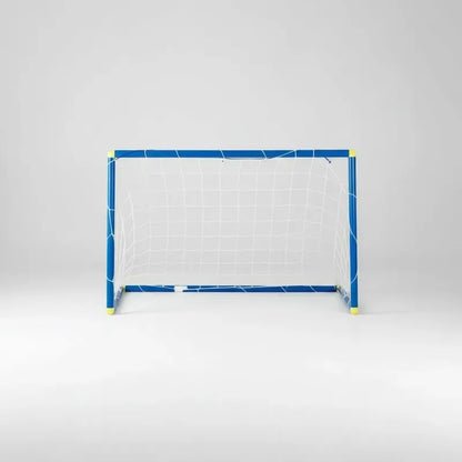 Arco De Fútbol Infantil Con Red Entrenamiento Para Niños Azul