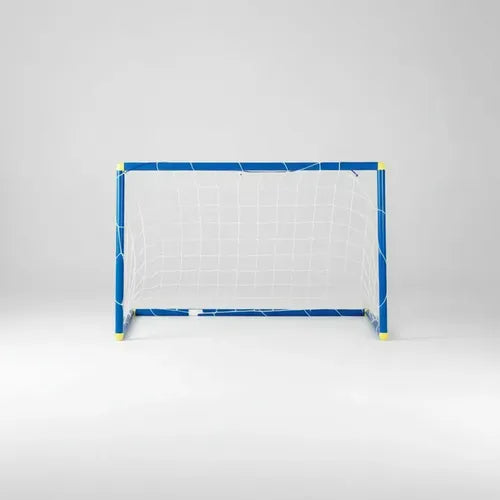 Arco De Fútbol Infantil Con Red Entrenamiento Para Niños Azul