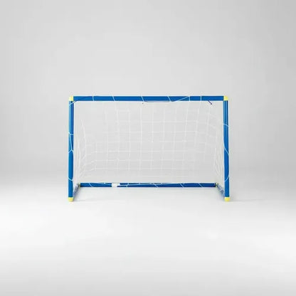 Arco De Fútbol Infantil Con Red Entrenamiento Para Niños Azul