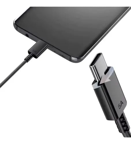 Cable Tipo C Para Carga Rápida, Para Samsung De 1 Mts Negro