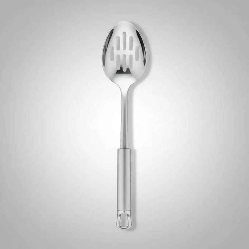 Cuchara Para Servir De Acero Inoxidable Cucharas Ranuradas Acero Inoxidable