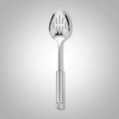 Cuchara Para Servir De Acero Inoxidable Cucharas Ranuradas Acero Inoxidable