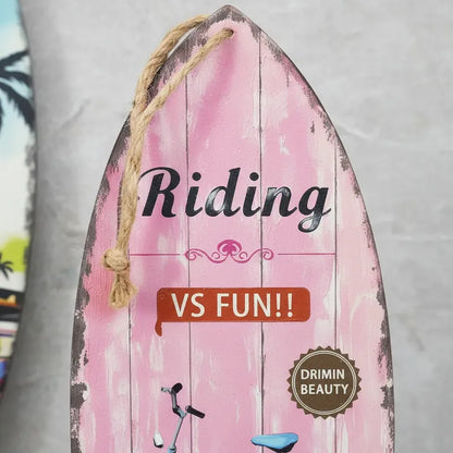 Pack 3cuadro Tabla Surf Decorativa Vertical 15x40cm Varios
