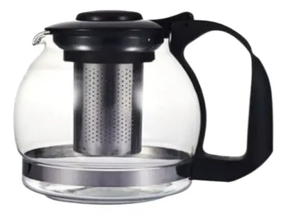 Tetera Vidrio 1200 Ml Infusor Té Café Infusiones Vidrio