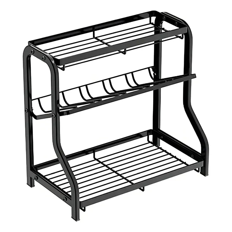 Organizador Especieros 3 Niveles Casa Miel Diseño Basculante Negro