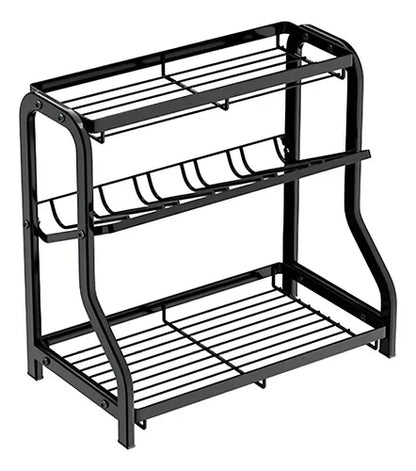 Organizador Especieros 3 Niveles Casa Miel Diseño Basculante Negro