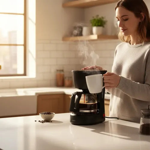 Cafetera Por Goteo Nex Cf-650 4 Tazas 600ml Negra Automática Negro