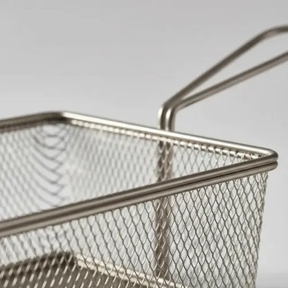Canasto Canastillo Freidor Papas Fritas 25x13x9 Cesta Metal