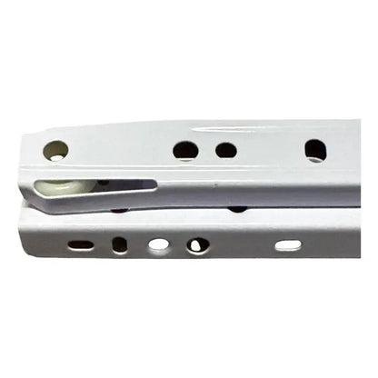 Pack 2 Corredera O Riel Blanco Para Cajón 60 Cm Blanco