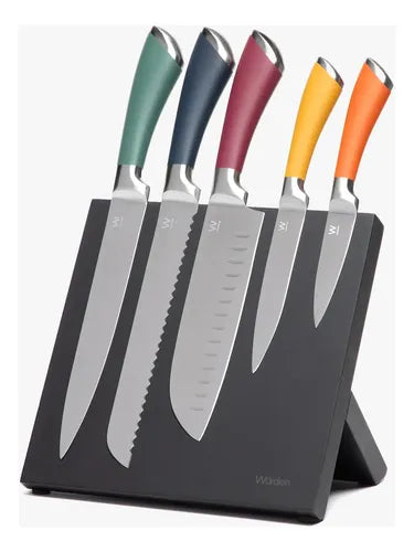 Set De Cuchillos 5 Piezas Magnetico Vario
