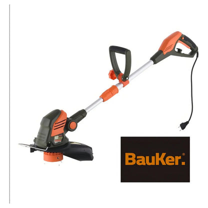 Orilladora Eléctrica Bauker 550w Hilo 32 Cm Eje Curvo Verde