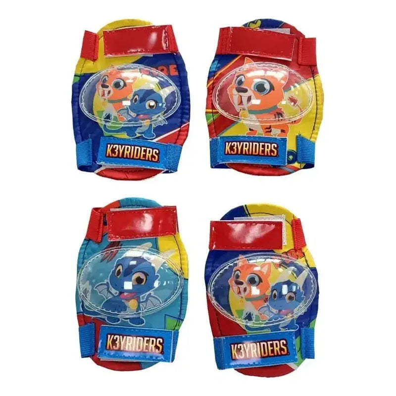 Set Seguridad Niños Casco + Rodilleras + Coderas