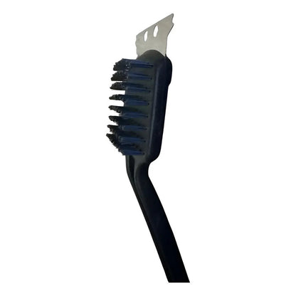 Escobilla Cepillo Para Limpiar Parrilla 2 En 1. Bbq 30cm Negro
