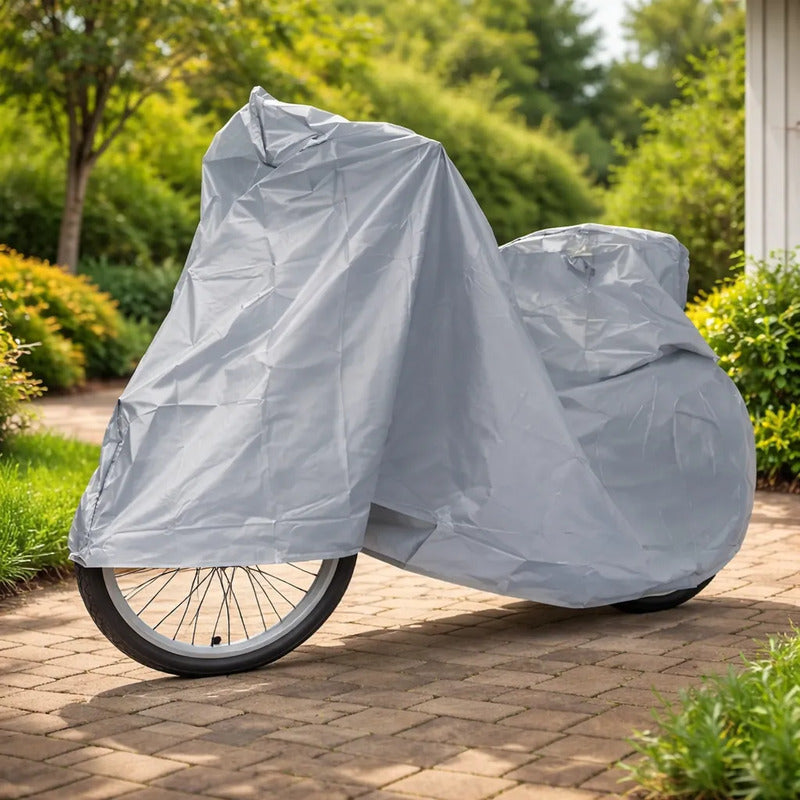 Funda Para Bicicleta Impermeable 100x200cm Gris L